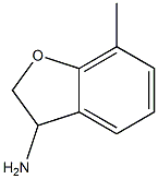 7-methyl-2,3-dihydro-1-benzofuran-3-amine Struktur