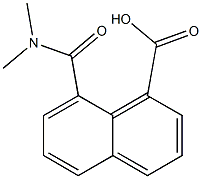 8-[(dimethylamino)carbonyl]-1-naphthoic acid Structure