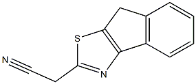 8H-indeno[1,2-d][1,3]thiazol-2-ylacetonitrile Structure