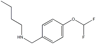  butyl({[4-(difluoromethoxy)phenyl]methyl})amine