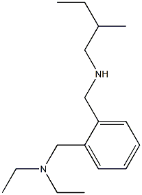 diethyl[(2-{[(2-methylbutyl)amino]methyl}phenyl)methyl]amine