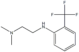dimethyl(2-{[2-(trifluoromethyl)phenyl]amino}ethyl)amine Structure