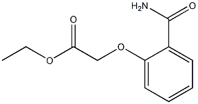 ethyl 2-(2-carbamoylphenoxy)acetate 结构式
