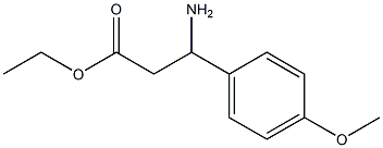 ethyl 3-amino-3-(4-methoxyphenyl)propanoate,,结构式