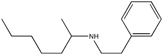 heptan-2-yl(2-phenylethyl)amine Structure