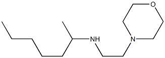 heptan-2-yl[2-(morpholin-4-yl)ethyl]amine 结构式