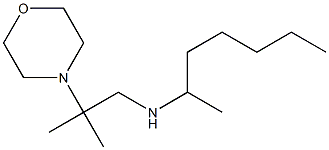 heptan-2-yl[2-methyl-2-(morpholin-4-yl)propyl]amine Structure