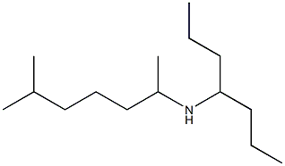 heptan-4-yl(6-methylheptan-2-yl)amine Structure