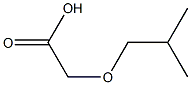 isobutoxyacetic acid Struktur