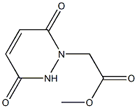 methyl 2-(3,6-dioxo-1,2,3,6-tetrahydropyridazin-1-yl)acetate Structure