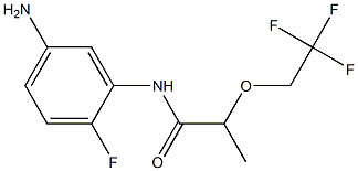 N-(5-amino-2-fluorophenyl)-2-(2,2,2-trifluoroethoxy)propanamide