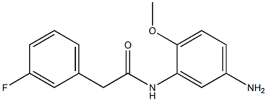 N-(5-amino-2-methoxyphenyl)-2-(3-fluorophenyl)acetamide Structure