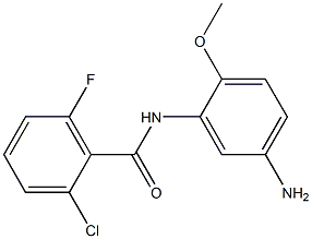 N-(5-amino-2-methoxyphenyl)-2-chloro-6-fluorobenzamide Structure