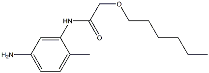 N-(5-amino-2-methylphenyl)-2-(hexyloxy)acetamide Structure