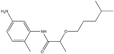 N-(5-amino-2-methylphenyl)-2-[(4-methylpentyl)oxy]propanamide