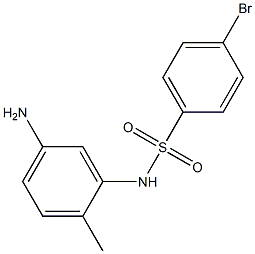 N-(5-amino-2-methylphenyl)-4-bromobenzenesulfonamide Structure