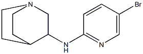 N-(5-bromopyridin-2-yl)-1-azabicyclo[2.2.2]octan-3-amine Structure