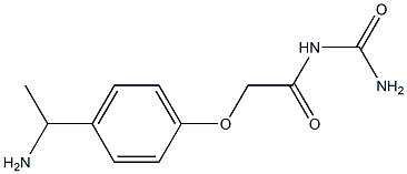N-(aminocarbonyl)-2-[4-(1-aminoethyl)phenoxy]acetamide