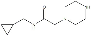 N-(cyclopropylmethyl)-2-(piperazin-1-yl)acetamide
