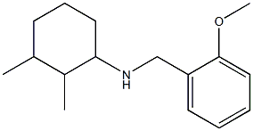 N-[(2-methoxyphenyl)methyl]-2,3-dimethylcyclohexan-1-amine Structure