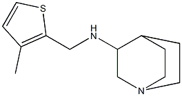 N-[(3-methylthiophen-2-yl)methyl]-1-azabicyclo[2.2.2]octan-3-amine Structure