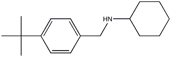 N-[(4-tert-butylphenyl)methyl]cyclohexanamine Structure