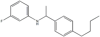 N-[1-(4-butylphenyl)ethyl]-3-fluoroaniline|
