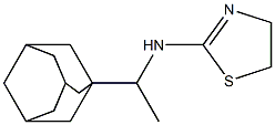 N-[1-(adamantan-1-yl)ethyl]-4,5-dihydro-1,3-thiazol-2-amine Structure