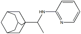 N-[1-(adamantan-1-yl)ethyl]pyridin-2-amine Struktur