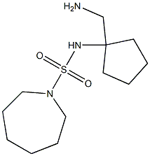 N-[1-(aminomethyl)cyclopentyl]azepane-1-sulfonamide Structure