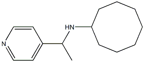 N-[1-(pyridin-4-yl)ethyl]cyclooctanamine,,结构式