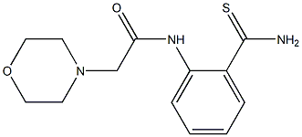 N-[2-(aminocarbonothioyl)phenyl]-2-morpholin-4-ylacetamide