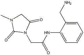 N-[2-(aminomethyl)phenyl]-2-(3-methyl-2,5-dioxoimidazolidin-1-yl)acetamide