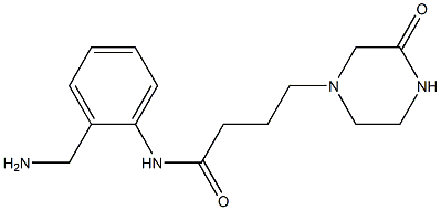 N-[2-(aminomethyl)phenyl]-4-(3-oxopiperazin-1-yl)butanamide