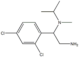 N-[2-amino-1-(2,4-dichlorophenyl)ethyl]-N-isopropyl-N-methylamine Structure