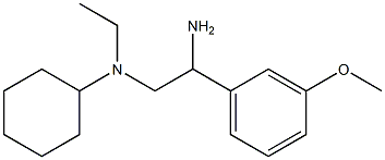 N-[2-amino-2-(3-methoxyphenyl)ethyl]-N-cyclohexyl-N-ethylamine