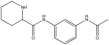 N-[3-(acetylamino)phenyl]piperidine-2-carboxamide