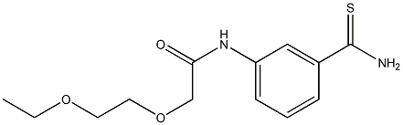 N-[3-(aminocarbonothioyl)phenyl]-2-(2-ethoxyethoxy)acetamide
