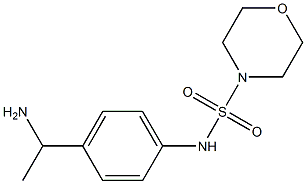 N-[4-(1-aminoethyl)phenyl]morpholine-4-sulfonamide
