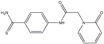 N-[4-(aminocarbonothioyl)phenyl]-2-(2-oxopyridin-1(2H)-yl)acetamide