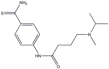 N-[4-(aminocarbonothioyl)phenyl]-4-[isopropyl(methyl)amino]butanamide