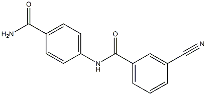 N-[4-(aminocarbonyl)phenyl]-3-cyanobenzamide