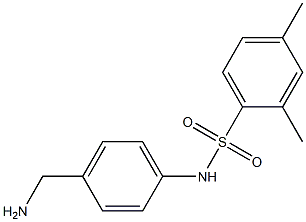 N-[4-(aminomethyl)phenyl]-2,4-dimethylbenzene-1-sulfonamide