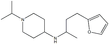 N-[4-(furan-2-yl)butan-2-yl]-1-(propan-2-yl)piperidin-4-amine