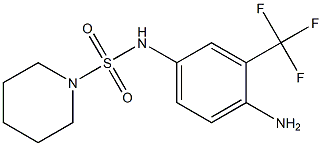 N-[4-amino-3-(trifluoromethyl)phenyl]piperidine-1-sulfonamide