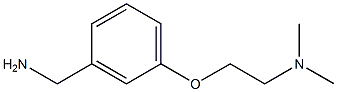N-{2-[3-(aminomethyl)phenoxy]ethyl}-N,N-dimethylamine Struktur