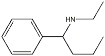 N-ethyl-N-(1-phenylbutyl)amine,,结构式