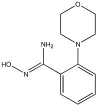 N'-hydroxy-2-(morpholin-4-yl)benzene-1-carboximidamide Structure