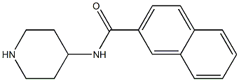 N-piperidin-4-yl-2-naphthamide,,结构式