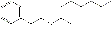 octan-2-yl(2-phenylpropyl)amine Structure